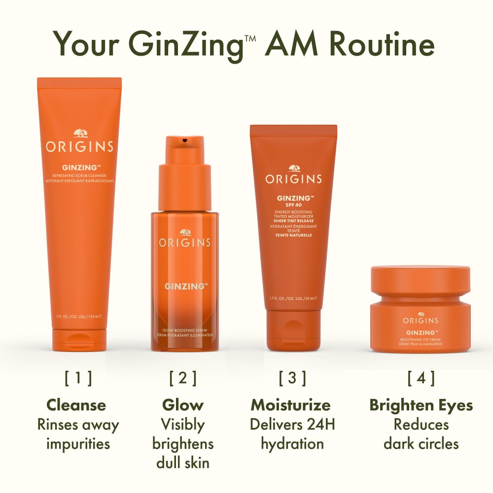 GinZing™ SPF 40 Energy-Boosting Tinted Moisturizer, shade 1: Fair to light, 50 ml