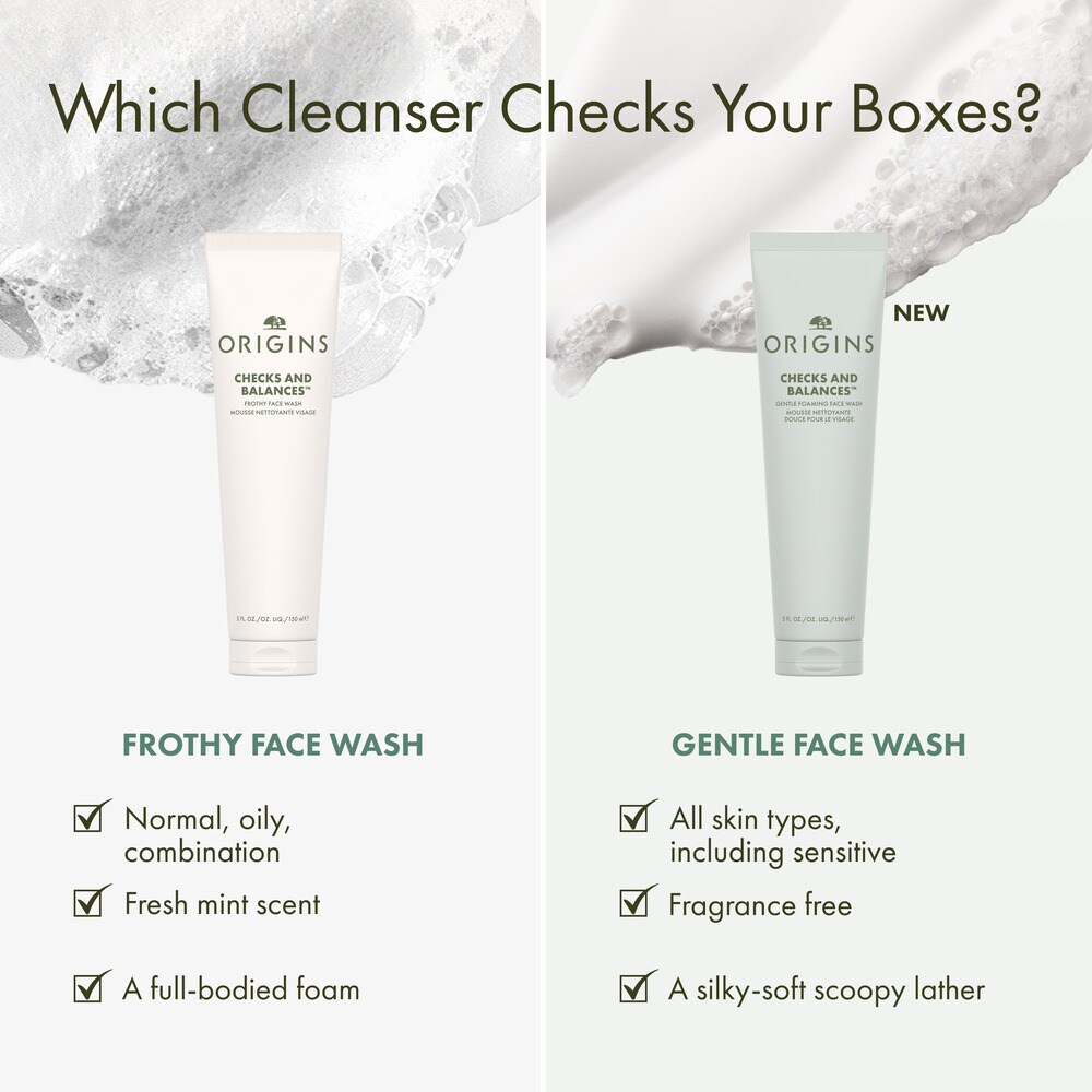 Checks and Balances Gentle Foaming Face Wash