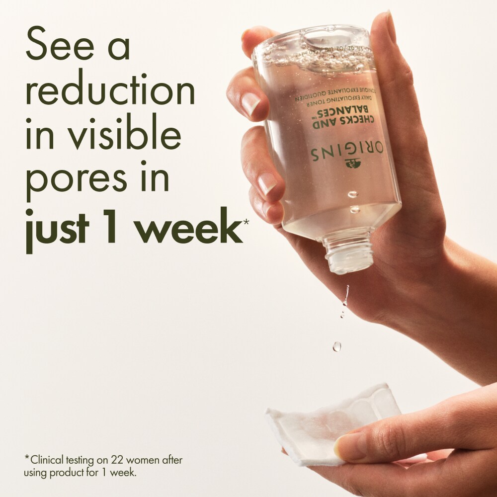 Checks and Balances™ Daily Exfoliating Toner with AHA, BHA and Witch Hazel, 5 fl. oz.